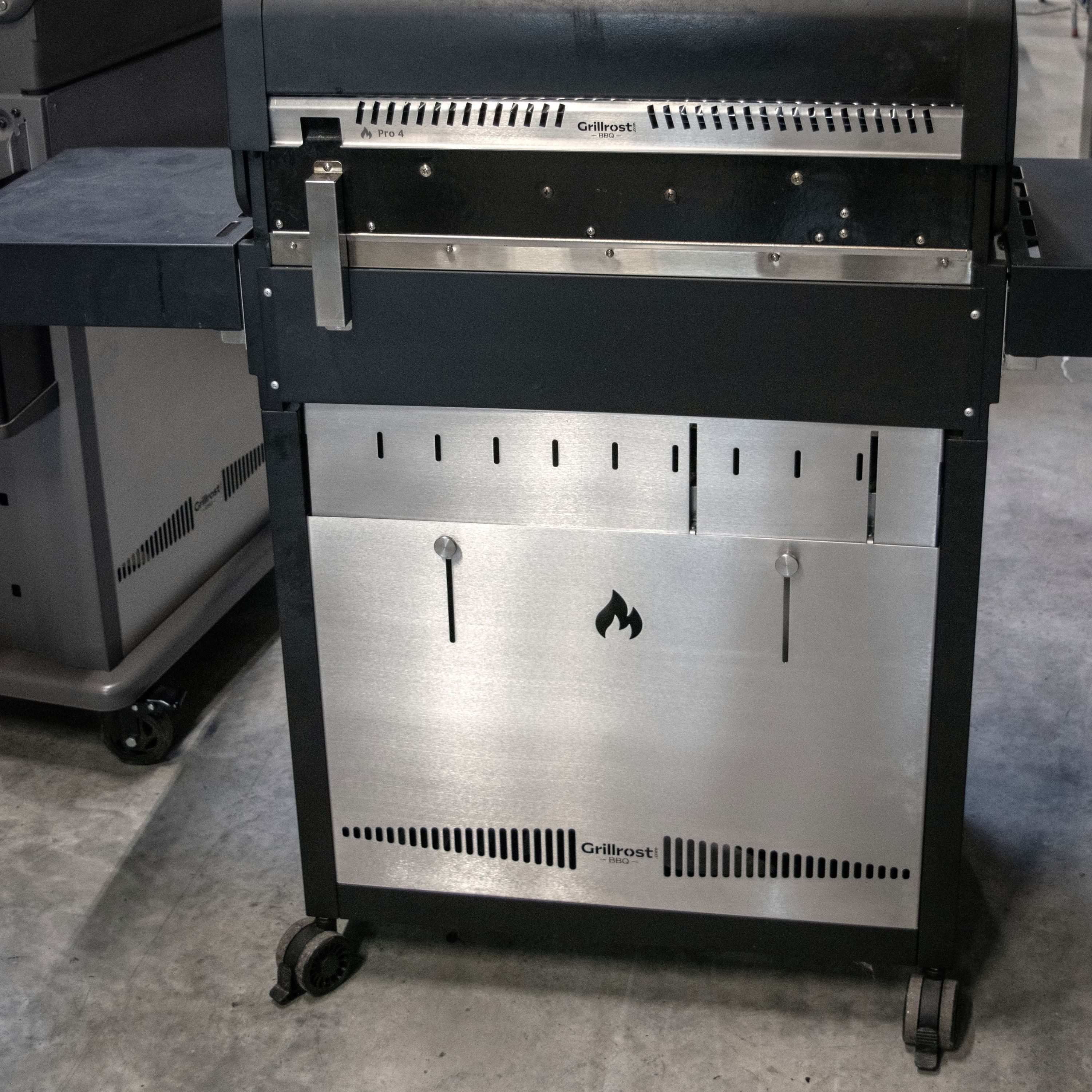 Grillrost.com BBQ Grillrost BBQ Rückwand Enders Monroe Pro 4, Made in Germany