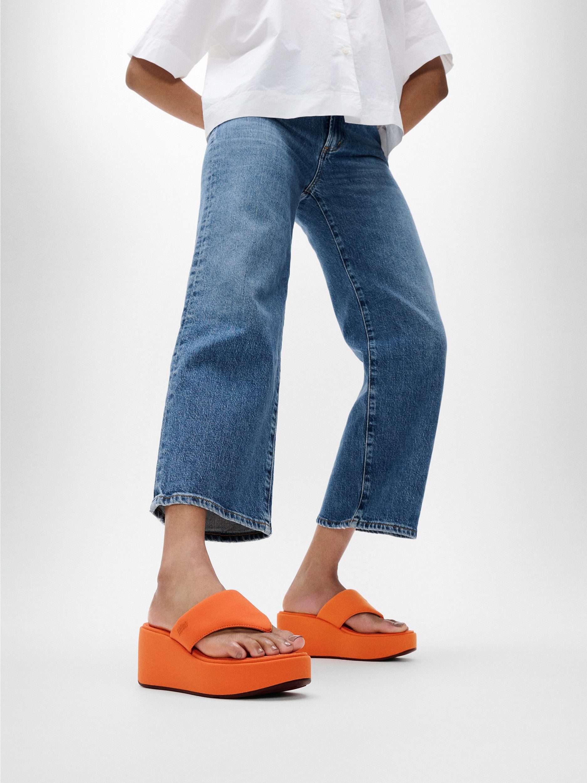 Fitflop PLATFFORMS WEDGE Zehentrenner, Keilsandale, Plateauschuh günstig online kaufen