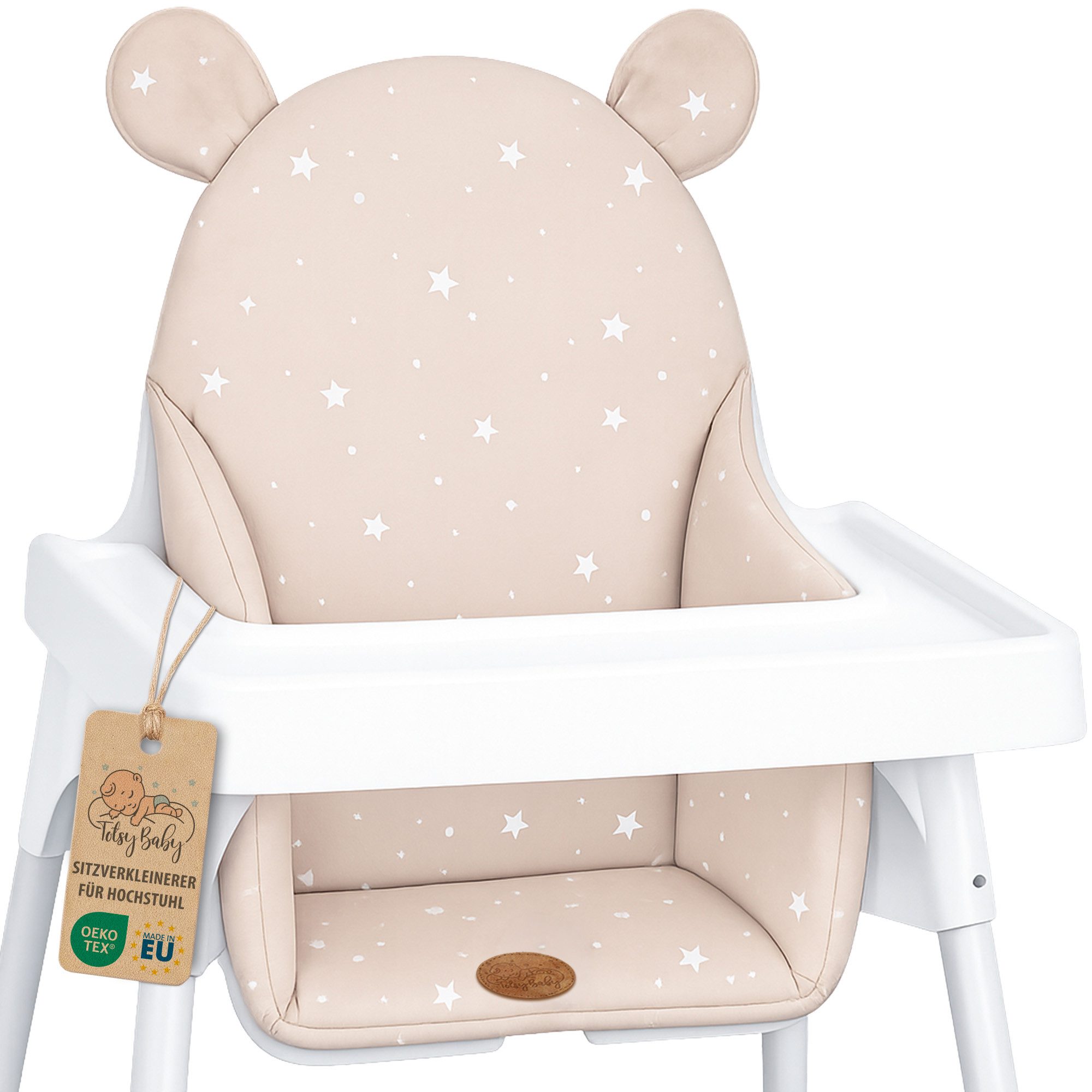 Totsy Baby Sitzverkleinerer Sitzkissen Hochstuhl faltbar – Sitzverkleinerer für Ikea Antilop