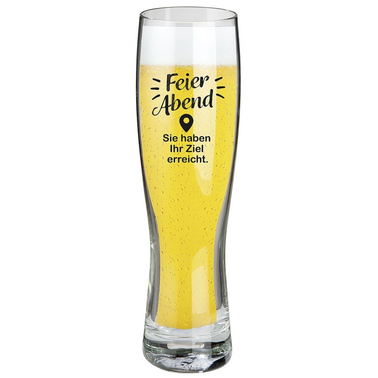 Bierglas Weizenbierglas 'Feierabend' 500ml