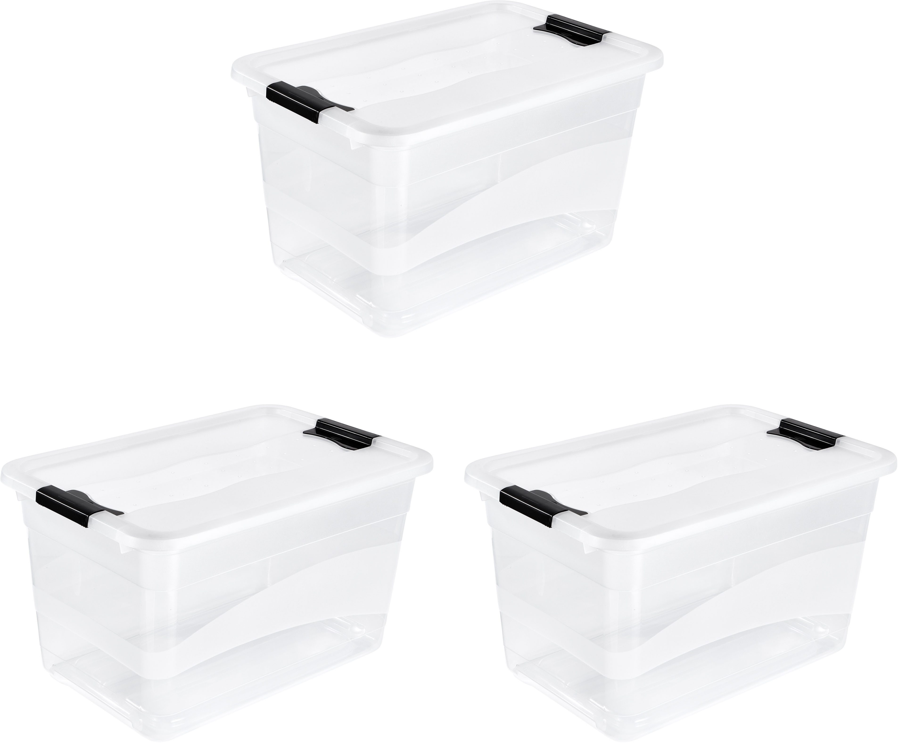 keeeper Aufbewahrungsbox Cornelia, 3er Set, 52 L, 59,5 x 39,5 x 34 cm (Set, günstig online kaufen