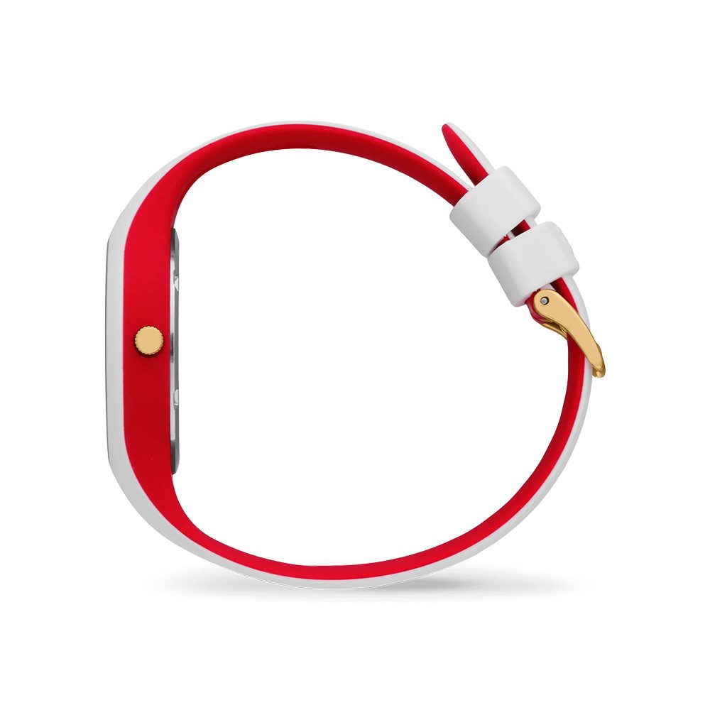 ice-watch Quarzuhr Ice-Watch Ice Loulou White Gold Chic (M) 022328, Hochwertiges Produkt mit zeitlosem Design, sorgfältiger Verarbeitung