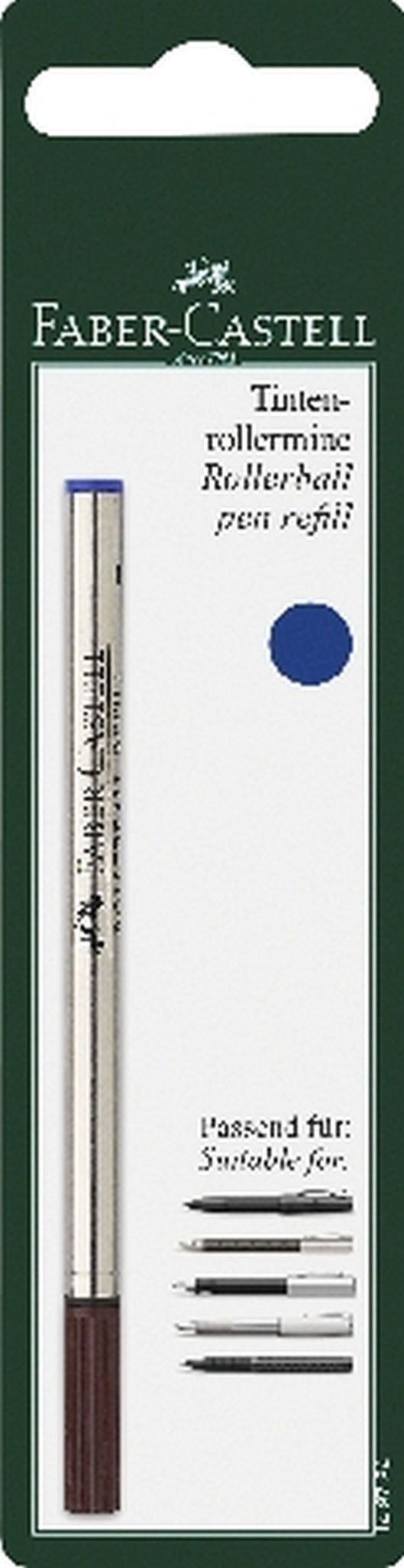 Faber-Castell Tintenroller Faber Castell Tintenrollermine für alle Tintenroller blau