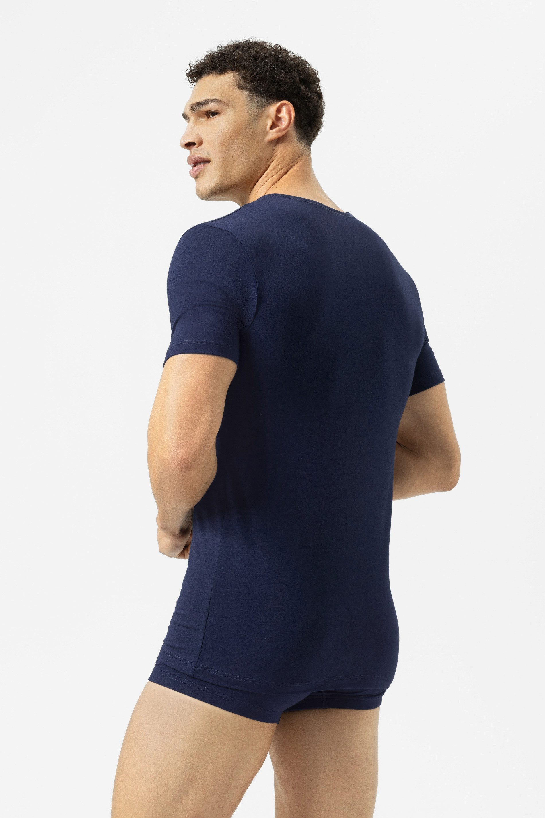 Mey Unterziehshirt Mey Herren Shirt Serie Dry Cotton Uni Shirt (1-St) Crew Neck, Elastischer Halsausschnitt, Atmungsaktiv