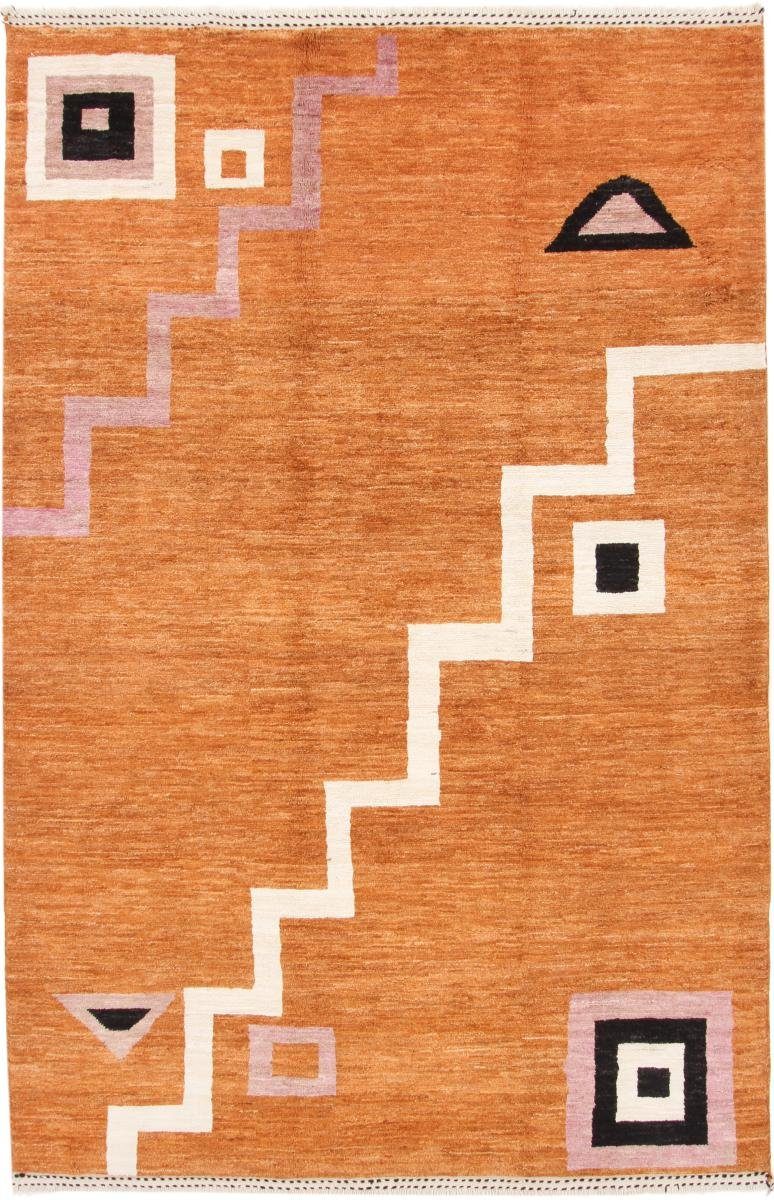 Orientteppich Berber Maroccan 197x305 Handgeknüpfter Moderner Orientteppich, Nain Trading, rechteckig, Höhe: 20 mm