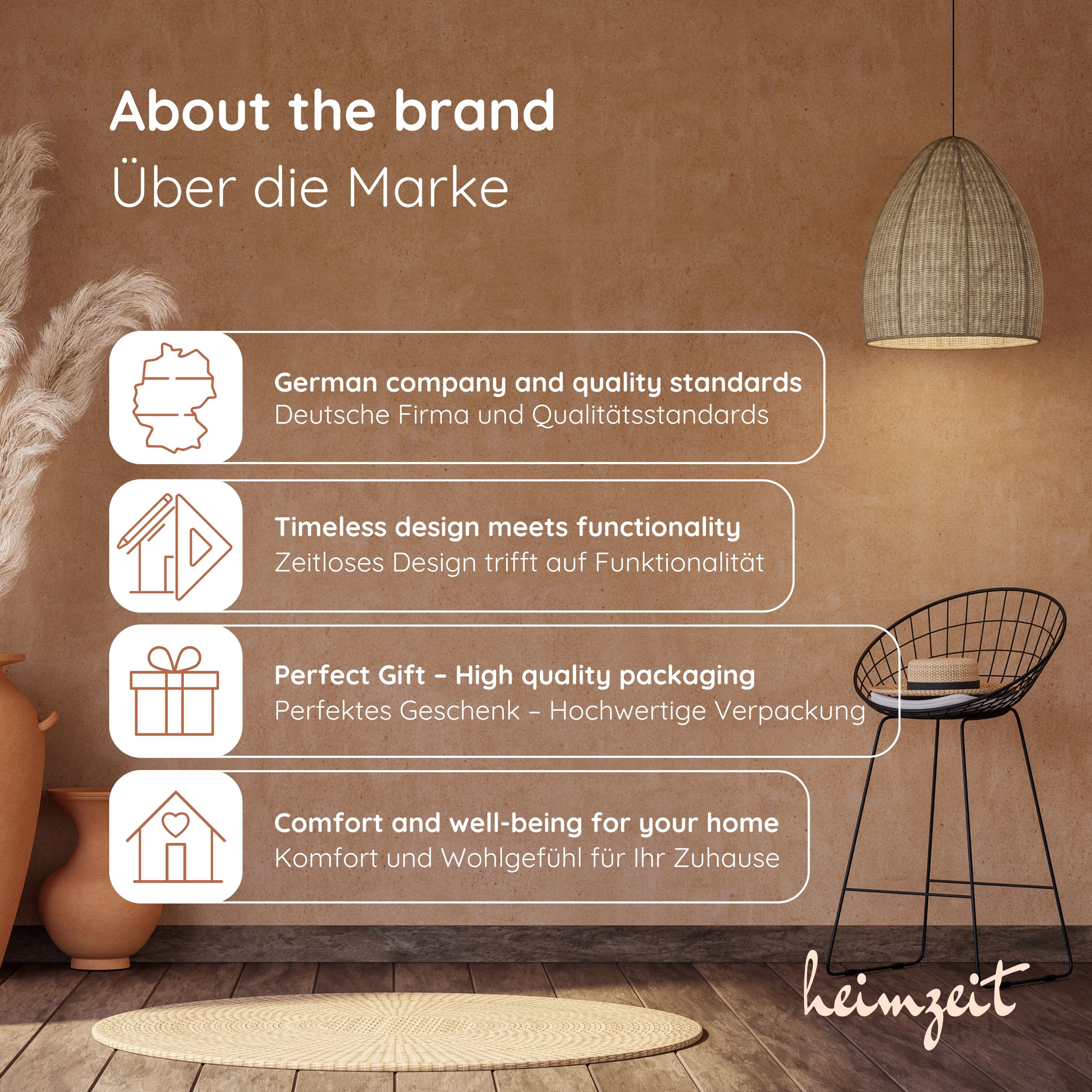 heimzeit Möbelgriff heimzeit Möbelknöpfe Rund (Set, 4-St), für Schubladen, Türen und Kommoden, inkl. Schraube