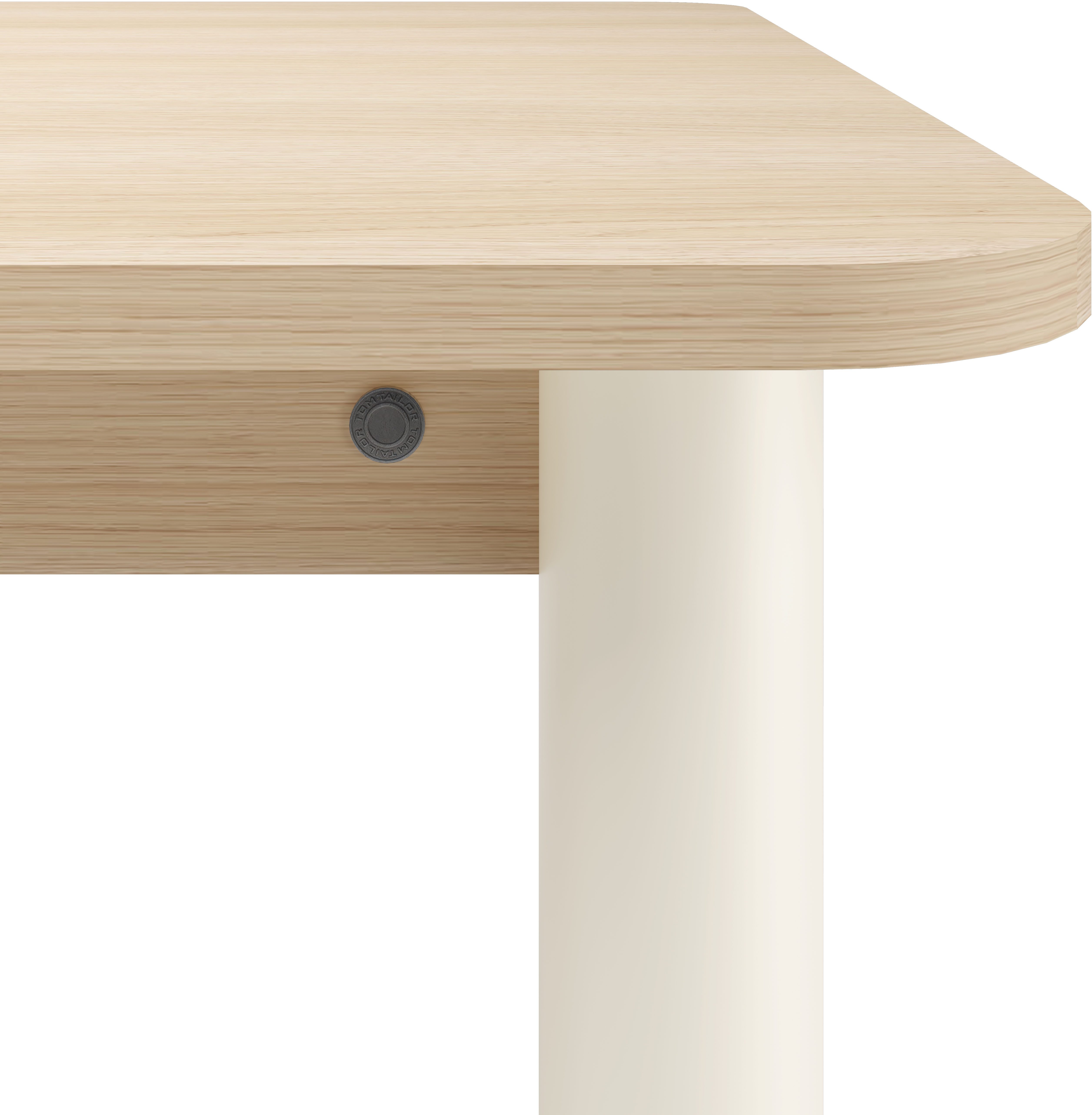 TOM TAILOR HOME Esstisch COLOR TABLE (1-St), Esstisch, 4-Fuß, 3 Größen, 3 Dekorfarben, 4 Fußfarben, ABS-Kante