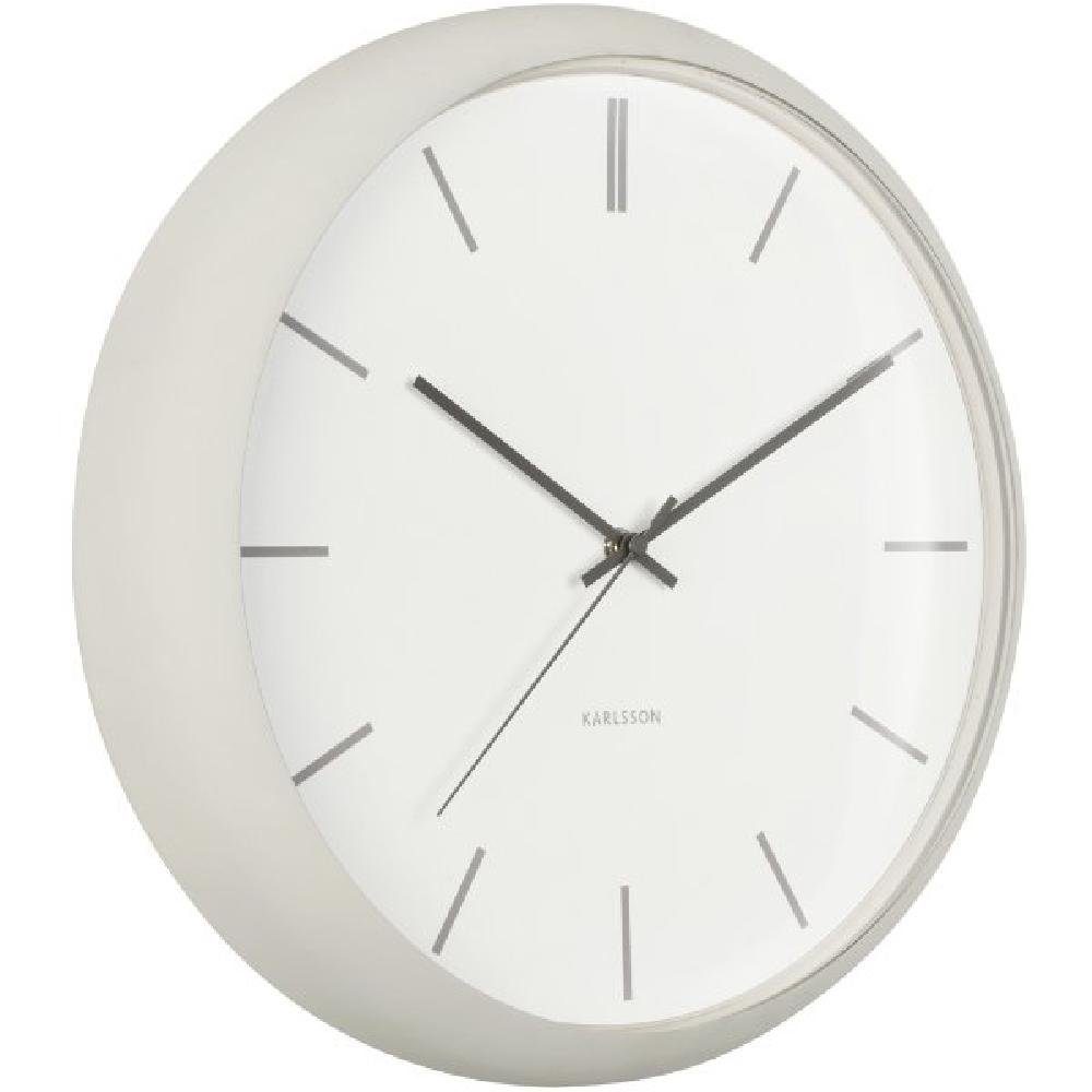 Karlsson Uhr Wanduhr Nirvana Globe Warm Grey (40cm) günstig online kaufen