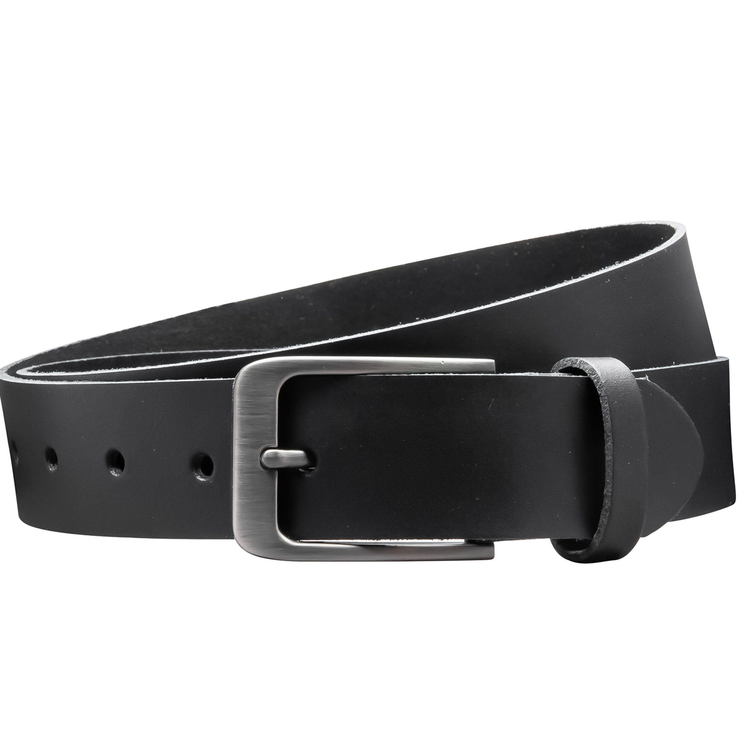 COLOGNEBELT Ledergürtel OM411-SL-Schwarz MADE IN GERMANY, günstig online kaufen