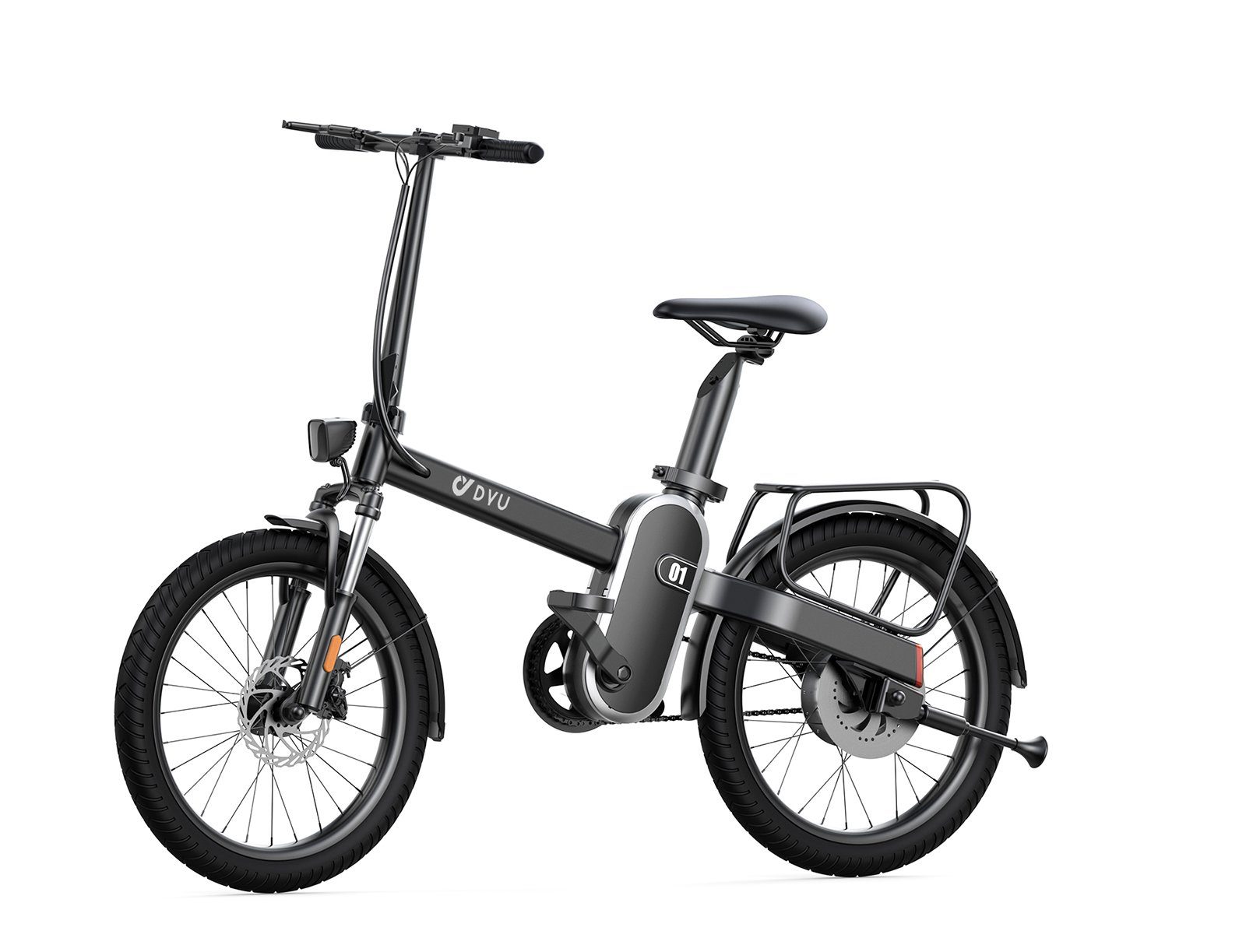 BIGZZIA E-Bike Elektrofahrrad Damen aus Klapprad, E-Bike Aluminium 20 Zoll Herren
