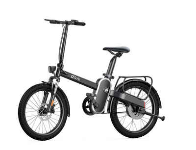 Vankel E-Bike »20 Zoll Herren Damen E-Bike Klapprad, Elektrofahrrad aus Aluminium«, 250,00 W