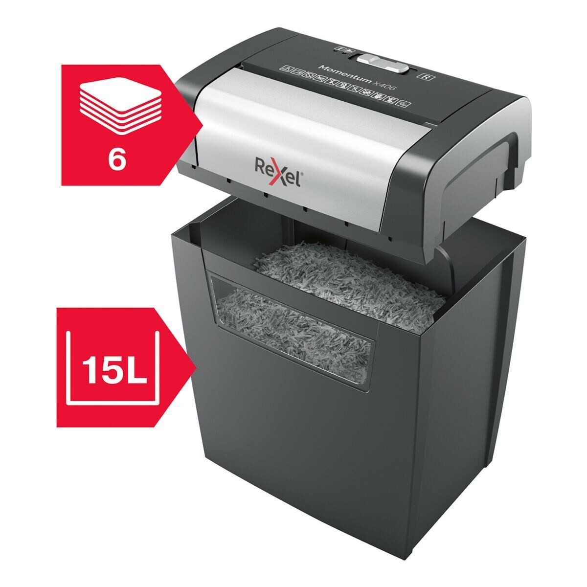 Aktenvernichter Momentum X406