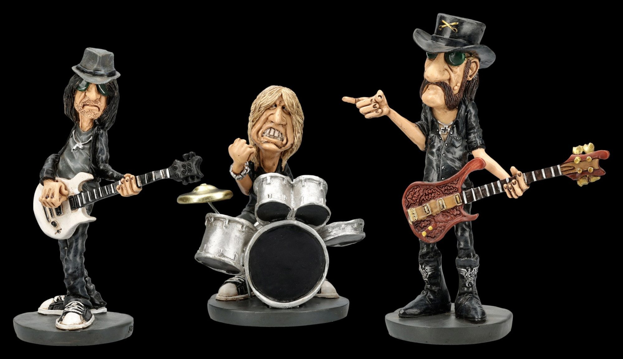 Figuren Shop GmbH Dekofigur Rockstar Figur – Lemmy Statue Sammlerfigur Ace of Spades 14 cm Deko