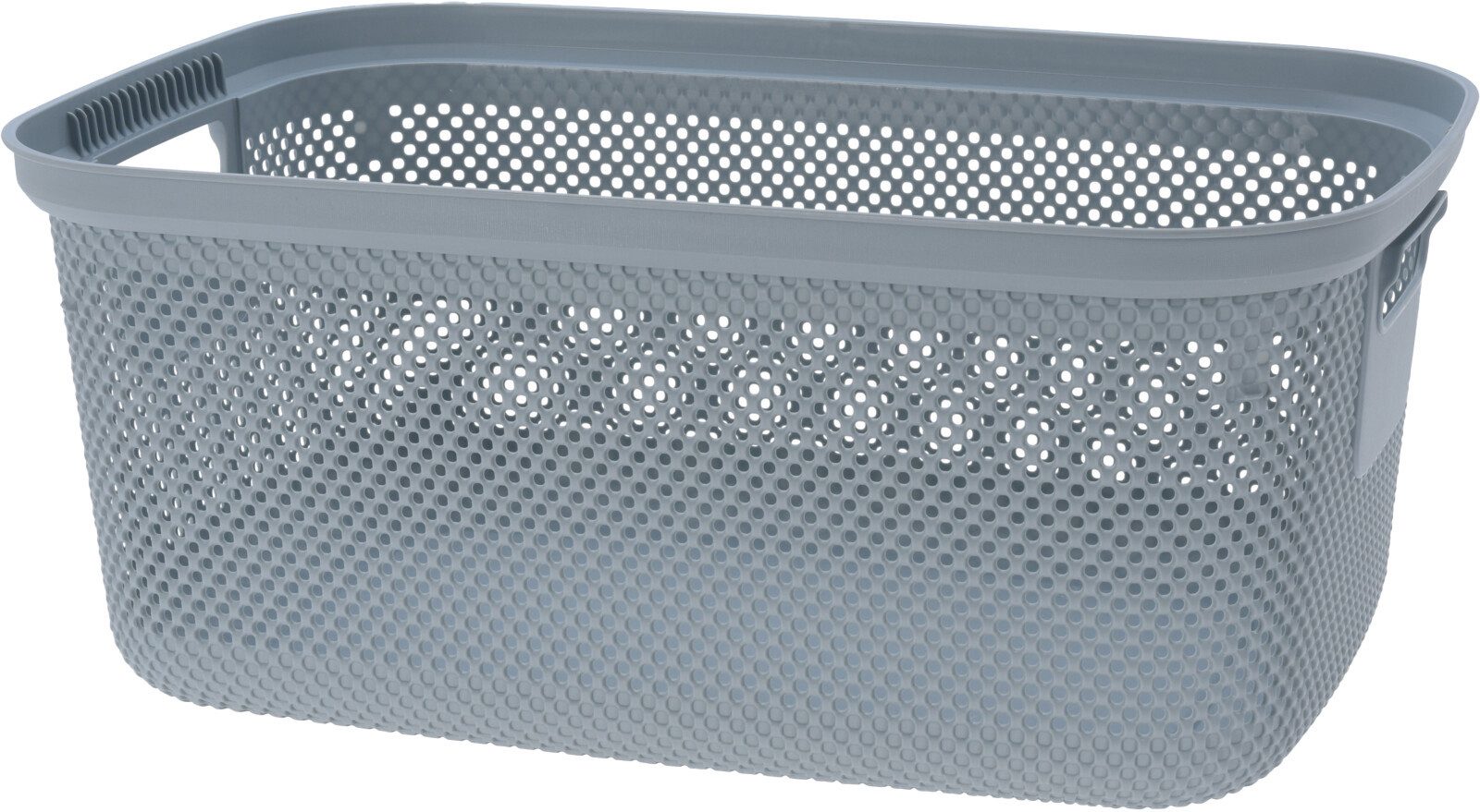 Koopman Wäschekorb Wäschewanne Kunststoff 30 L 2 er Set (Set, 2 St., Packung), 4 Farben, Hellblau, 30L, Wäschebehälter, Kunststoff