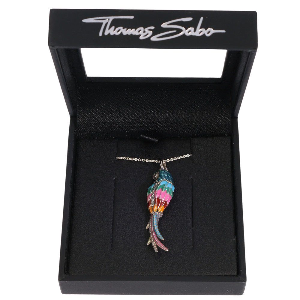 THOMAS SABO Kette mit Anhänger silberfa...