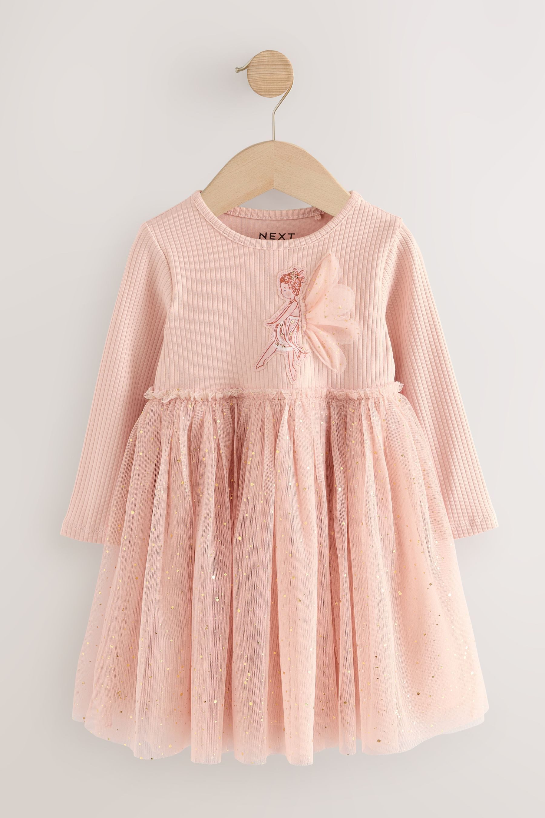 Partykleid Mesh-Partykleid mit langen Ärmeln