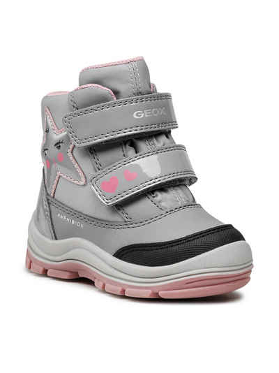 Geox Schneeschuhe B Flanfil G.B Abx A B163WA A050FU C0502 M Grey/Pink Schnürschuh