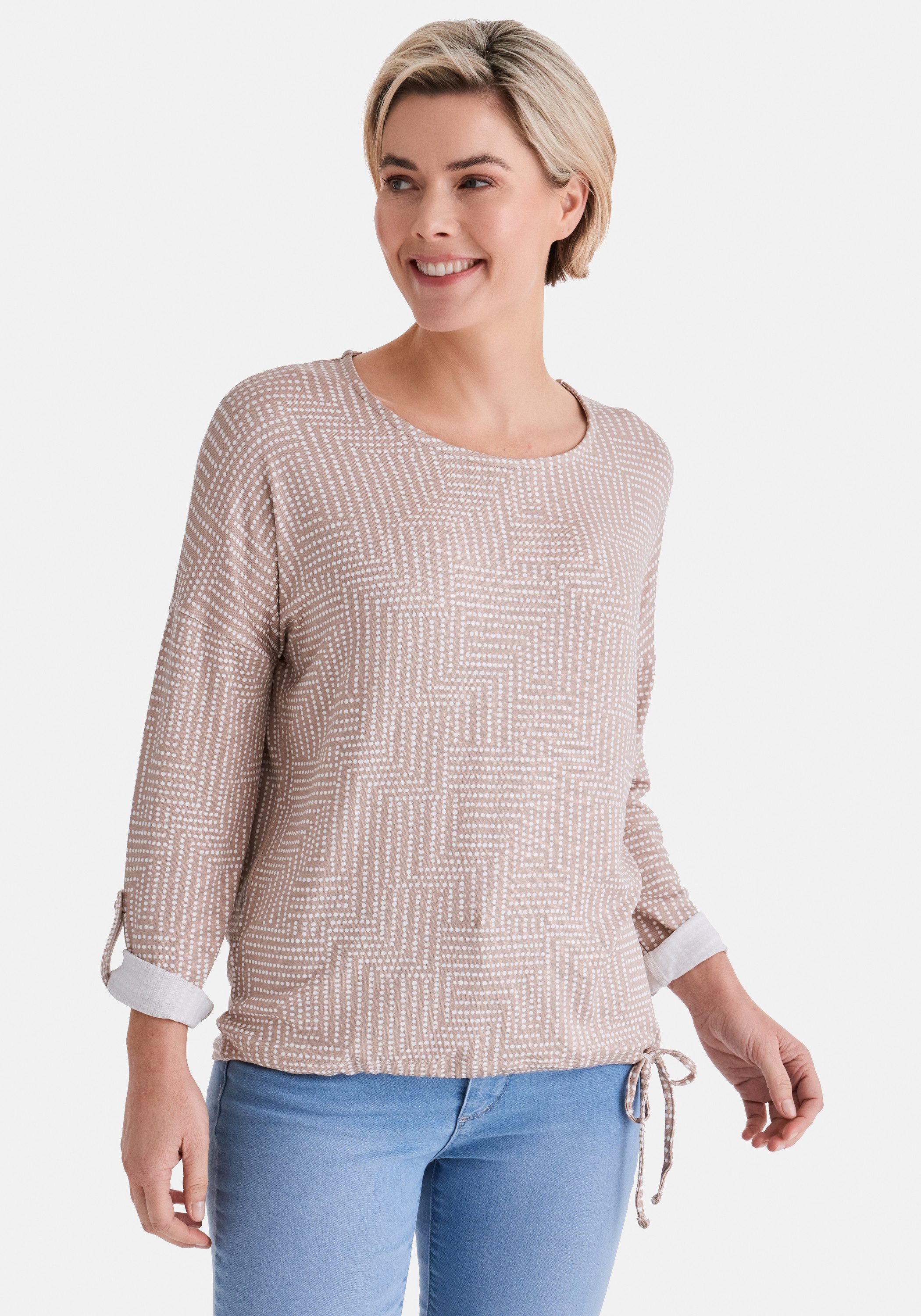 STOOKER WOMEN Langarmshirt CARLY Langarmshirt Rundhals Loose Fit Shirt Rundhals Langarm für Damen