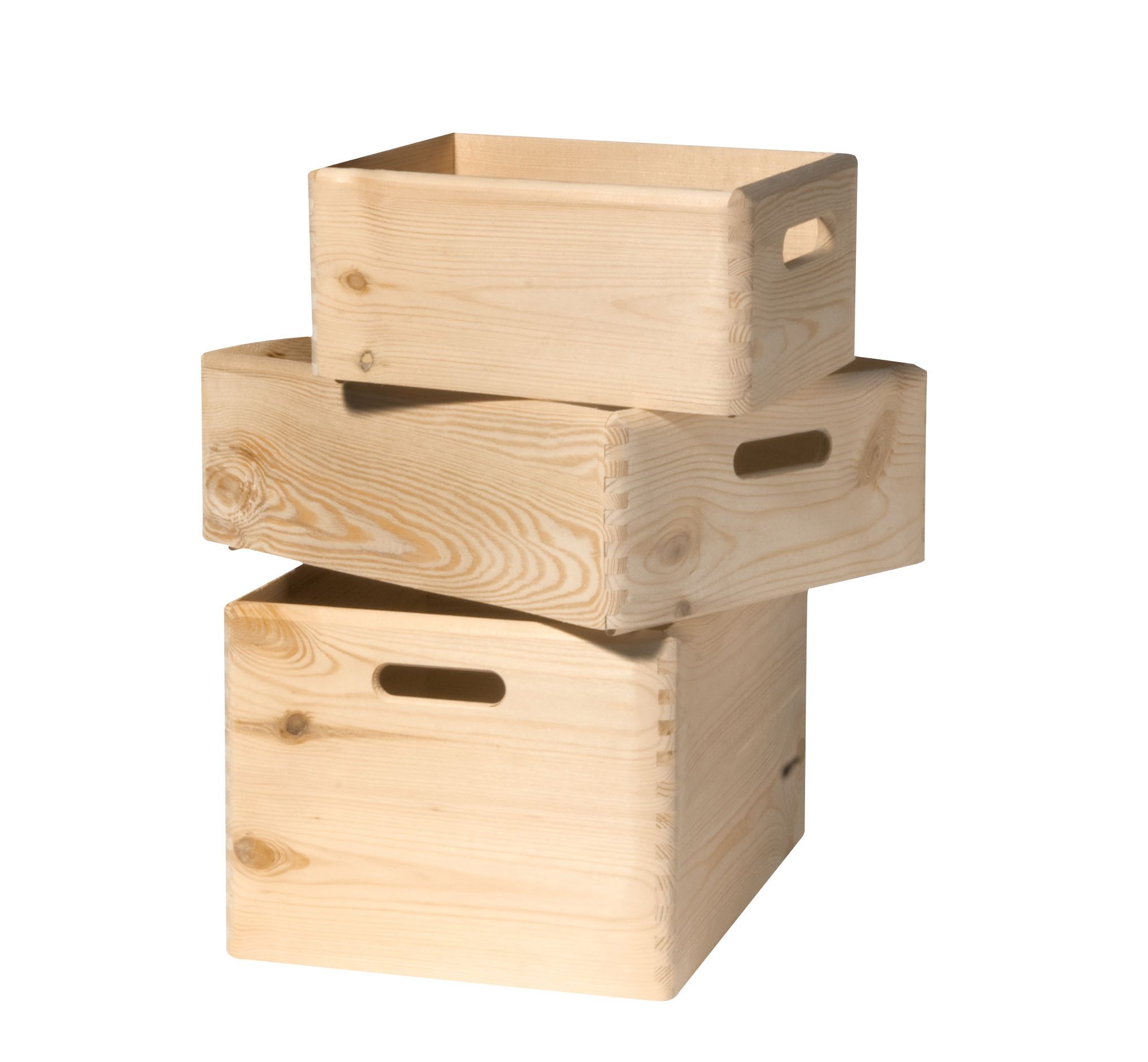 Holzwaren Wasmer Allzweckkiste Stapelkiste ohne Deckel