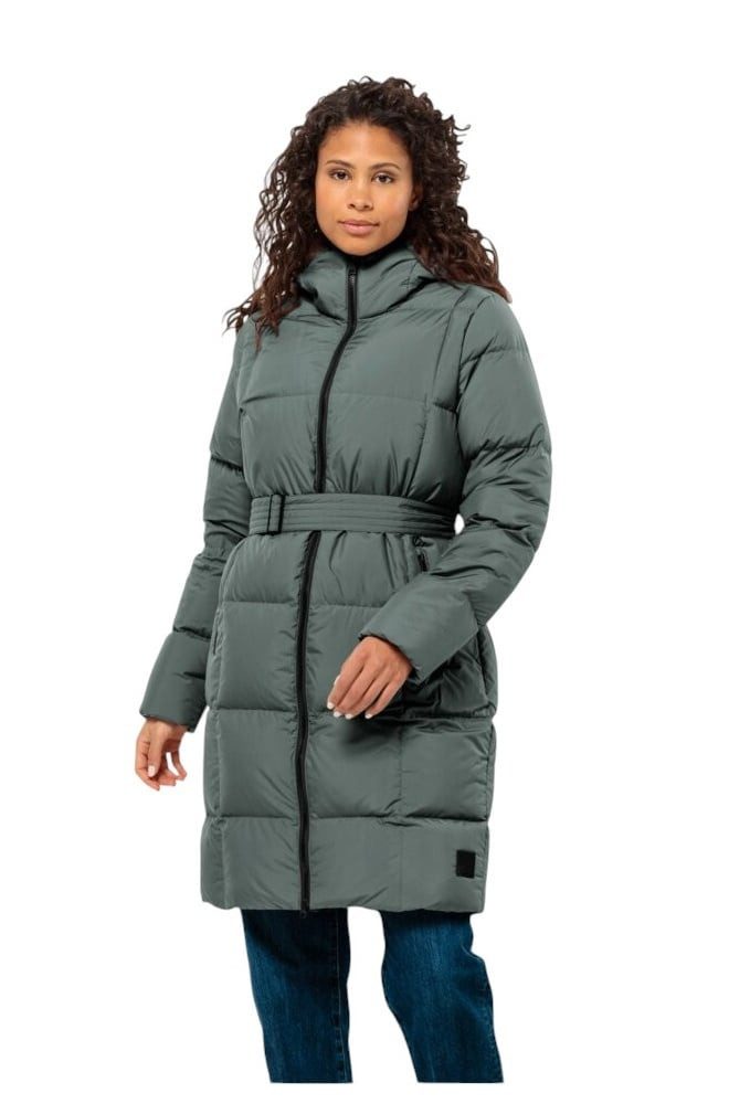 Jack Wolfskin Daunenmantel Frozen Lake Coat 2024 (winddicht, wasserabweisend, atmungsaktiv)