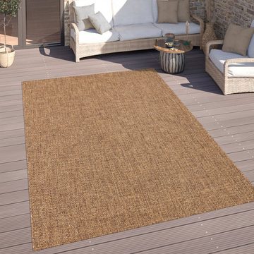 Teppich Luca 421, Paco Home, rechteckig, Höhe: 4 mm, Flachgewebe, meliert, geometrisch, In- und Outdoor geeignet