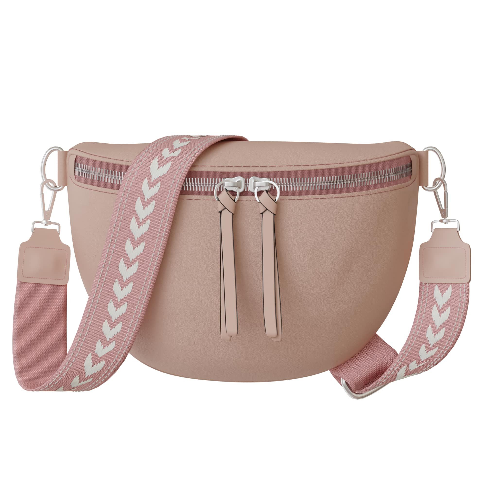 Umhängetasche Damen Crossbody Umhänge Hand Tasche Echt Veganes Leder 30618