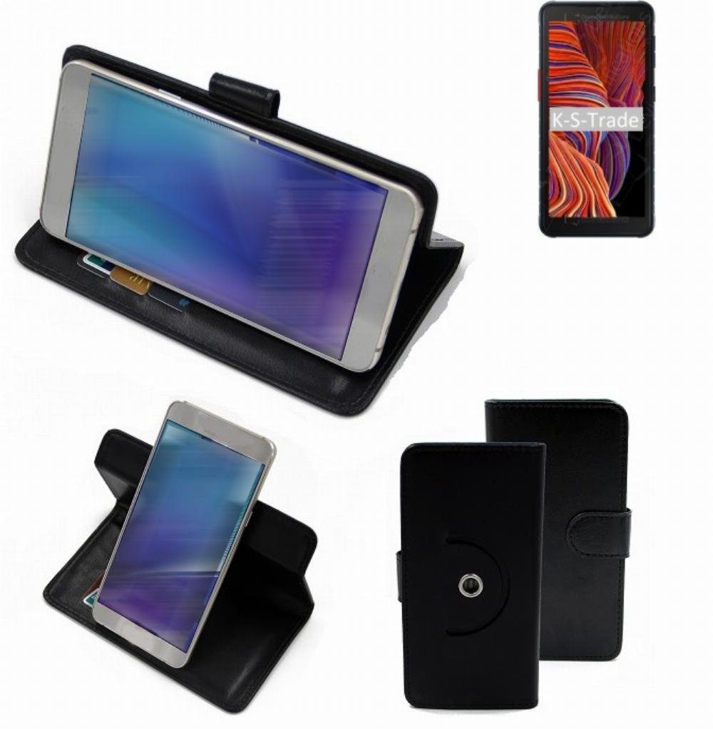 K-S-Trade Handyhülle für Samsung Galaxy XCover 5, Case Schutzhülle Handyhülle Flipcase Smartphone Cover Handy