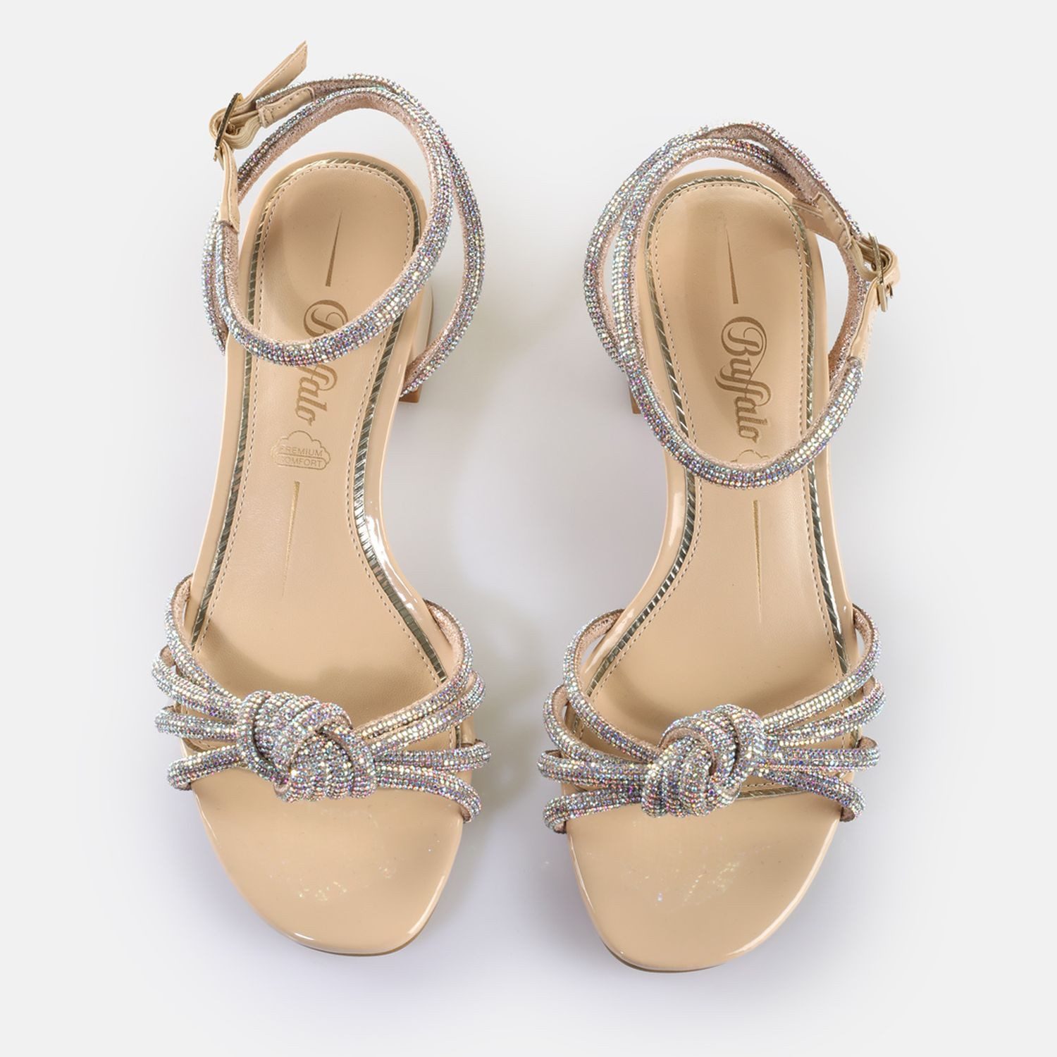 Buffalo Buffalo Lilly Bow Sandalette Creme 39 Sandalette günstig online kaufen