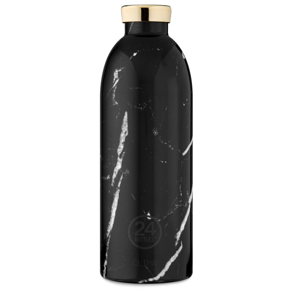 24 Bottles Trinkflasche 24 Flaschen - Clima Bottle 0,85 L - Schwarzer Marmor (24B434)