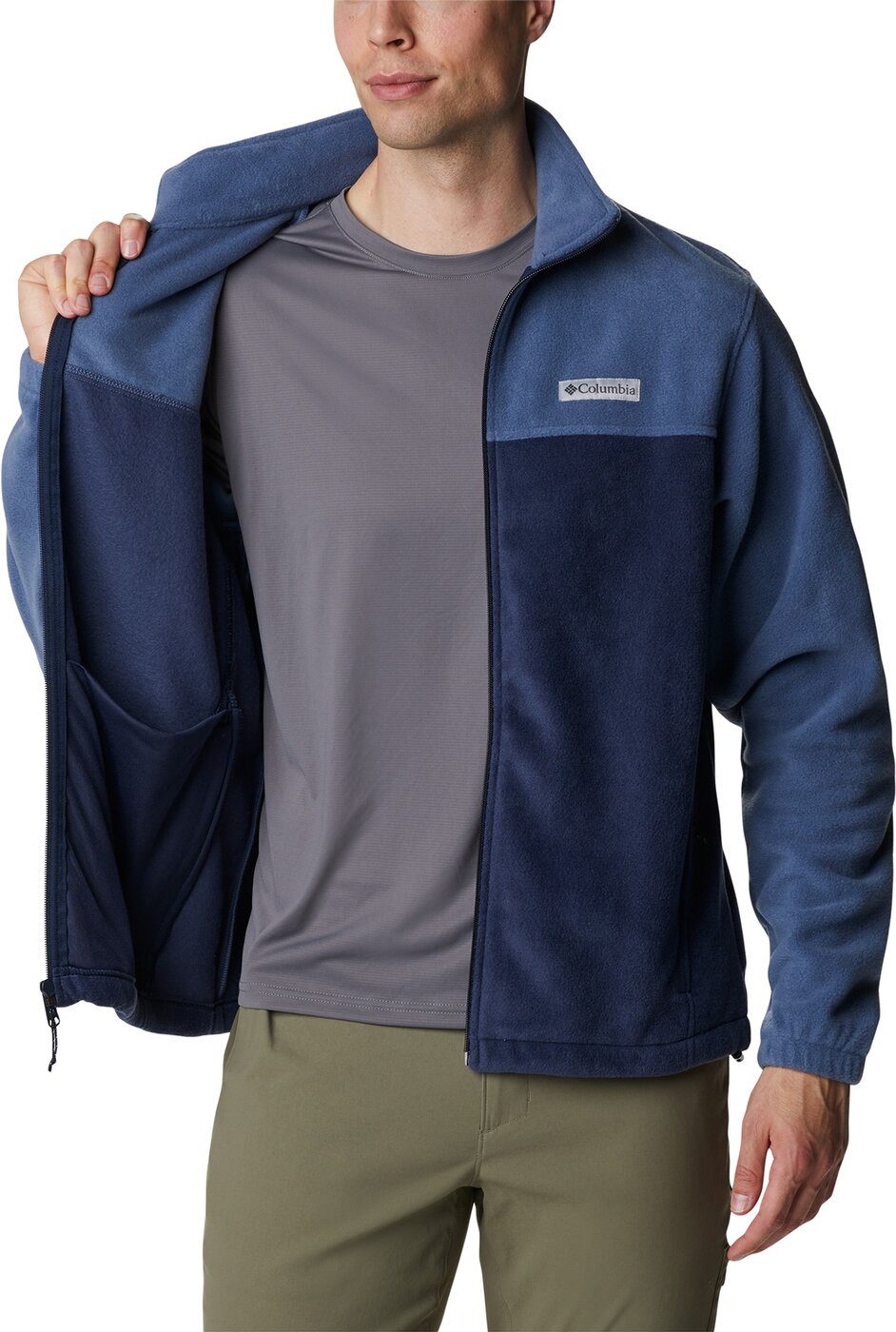 Columbia Longpullover Steens Mountain Full Zip 2.0 DARK MOUNTAIN, COLLEGIATE NAVY