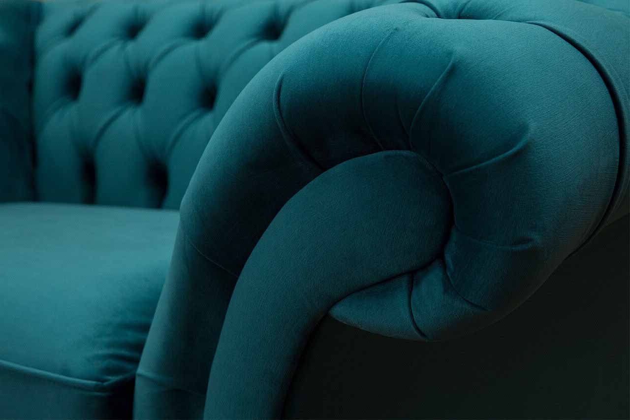 Textil Chesterfield-Sessel, Klassisch Design Sessel Wohnzimmer JVmoebel Couch Chesterfield