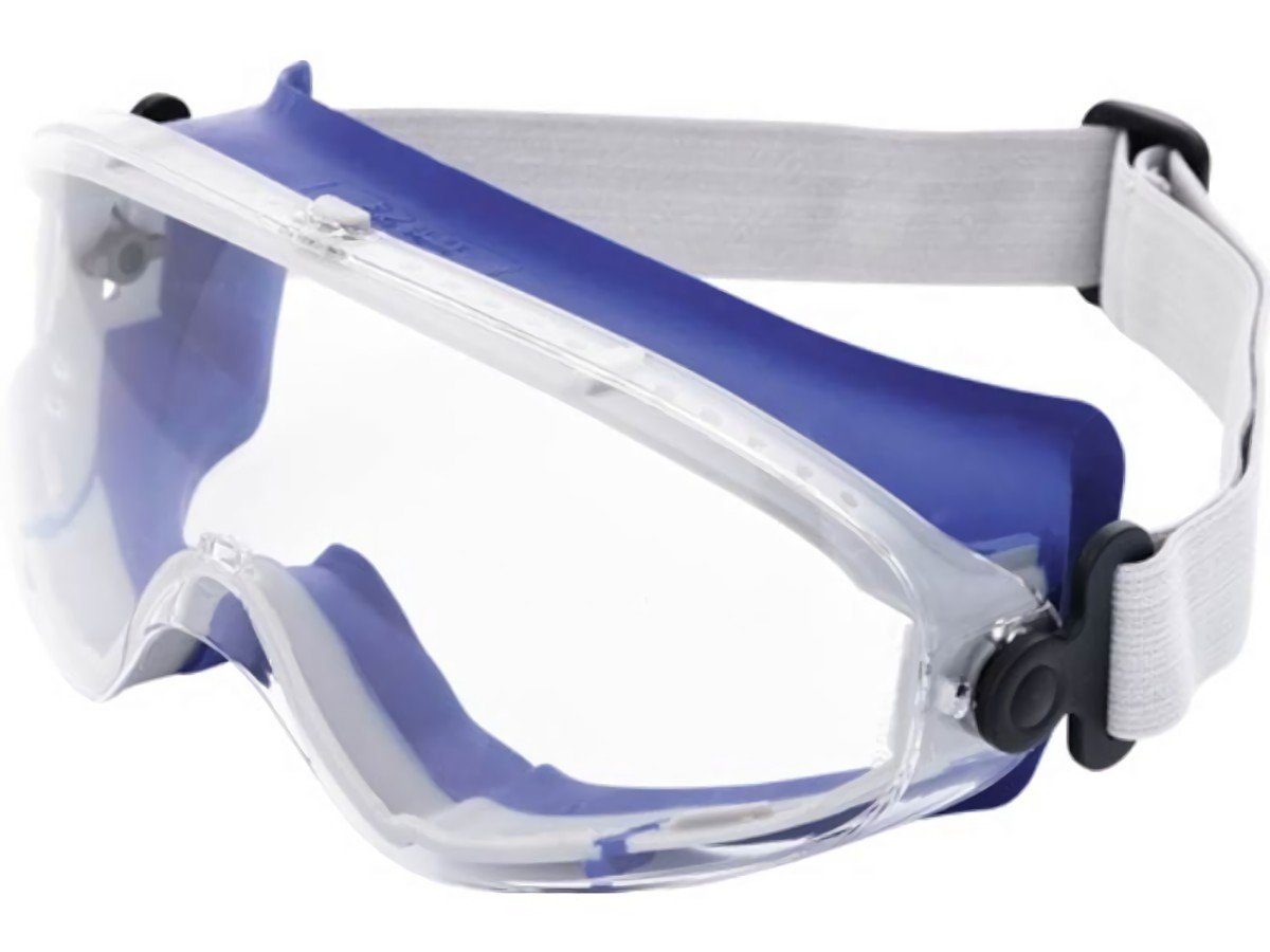 PROMAT Rahmen Vollsichtschutzbrille DAYLIGHT TOP EN 166 Rahmen blau,Scheibe klar PC