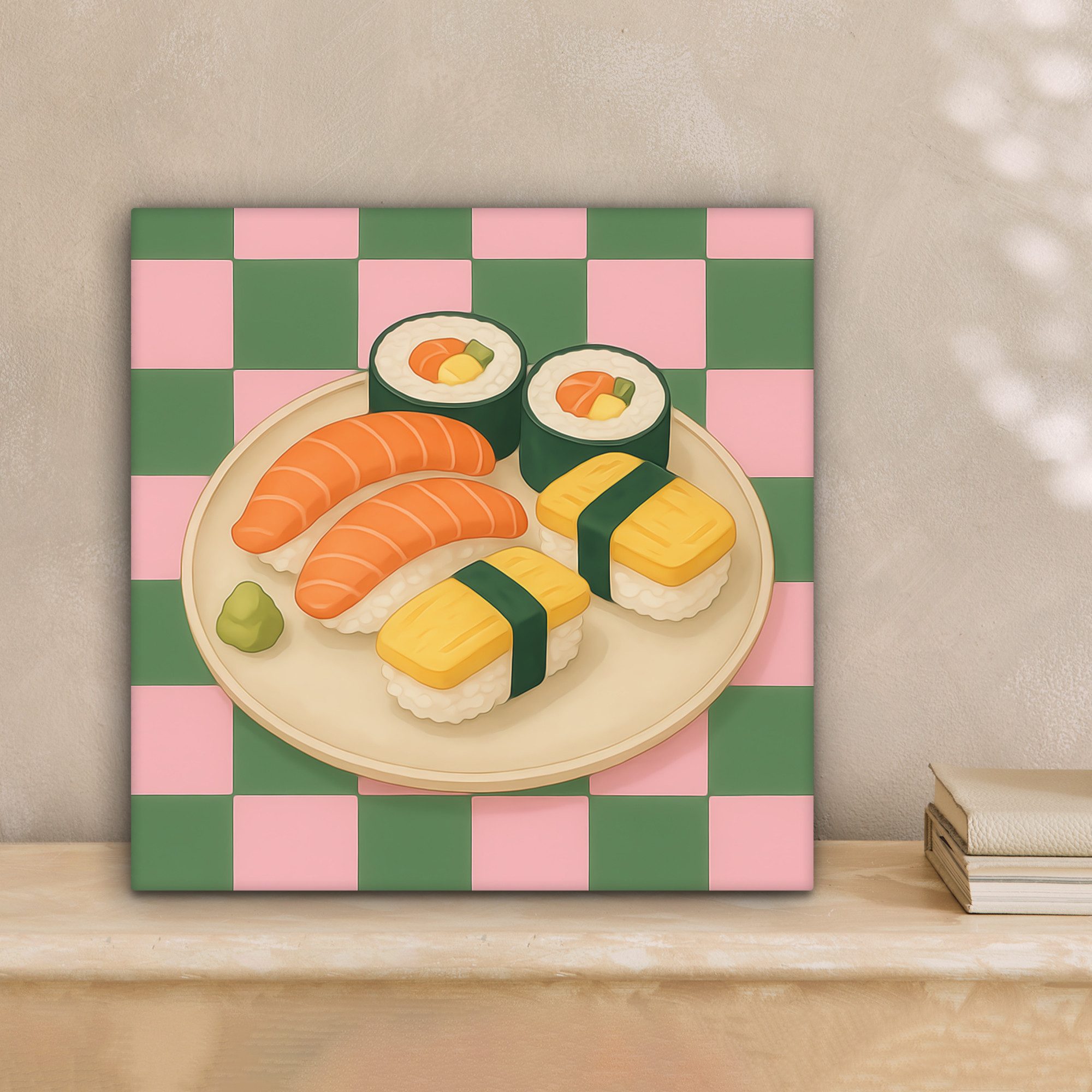OneMillionCanvasses® Leinwandbild Sushi - Teller - günstig online kaufen