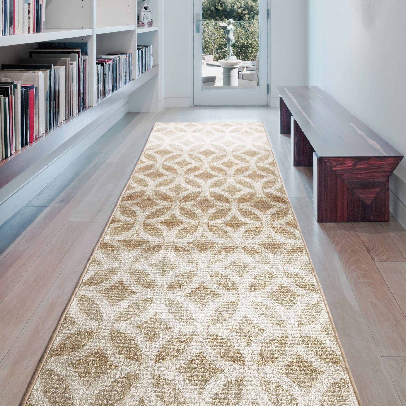 Teppich Teppich-Läufer Murcia, Beige Karat, Wohnteppich, In erhältlich Moderner Farben vier