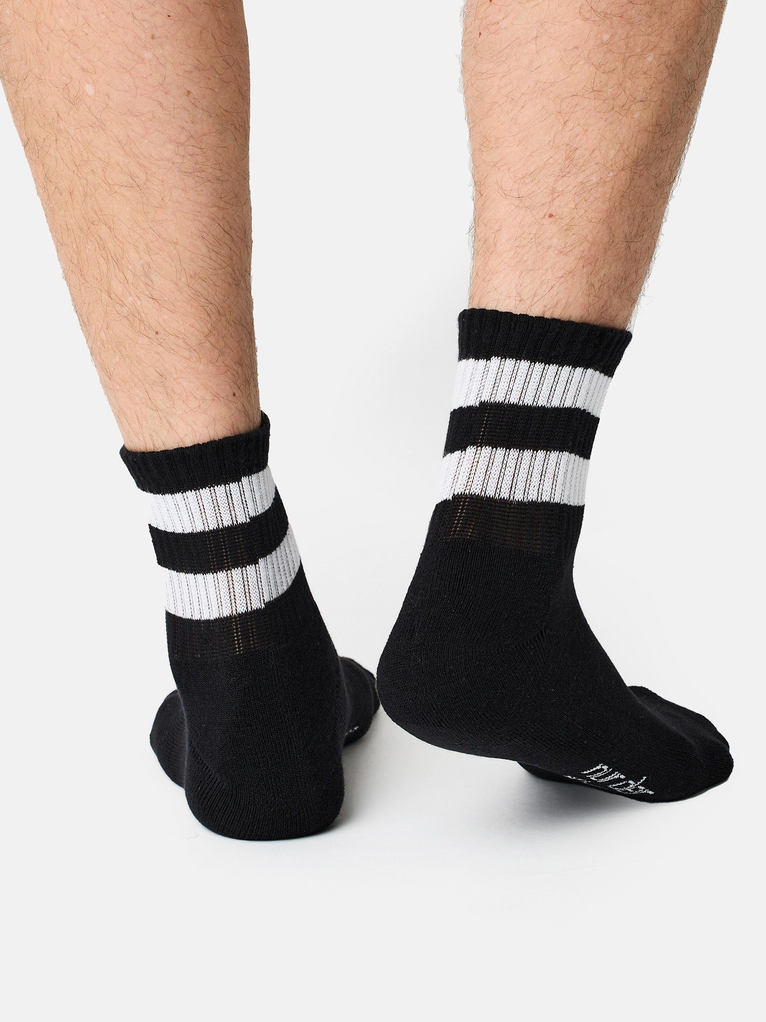 Nur Tennis-Socken Freizeit (15-Paar) Classic Sportsocken Short Der Track schwarz/grau
