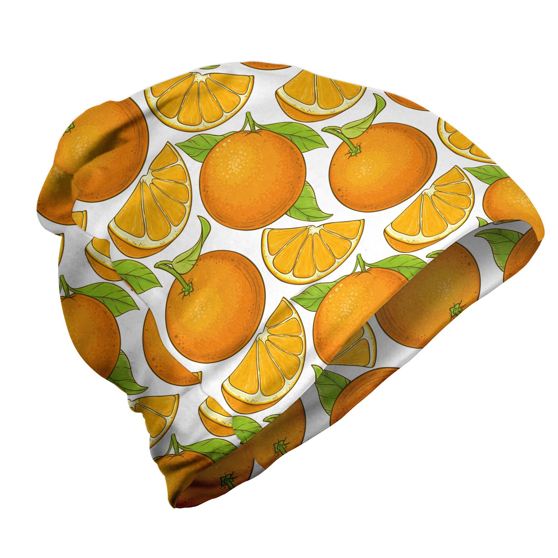 Abakuhaus Beanie Wandern im Sommer-Orange Juicy Freien Fruits Frische