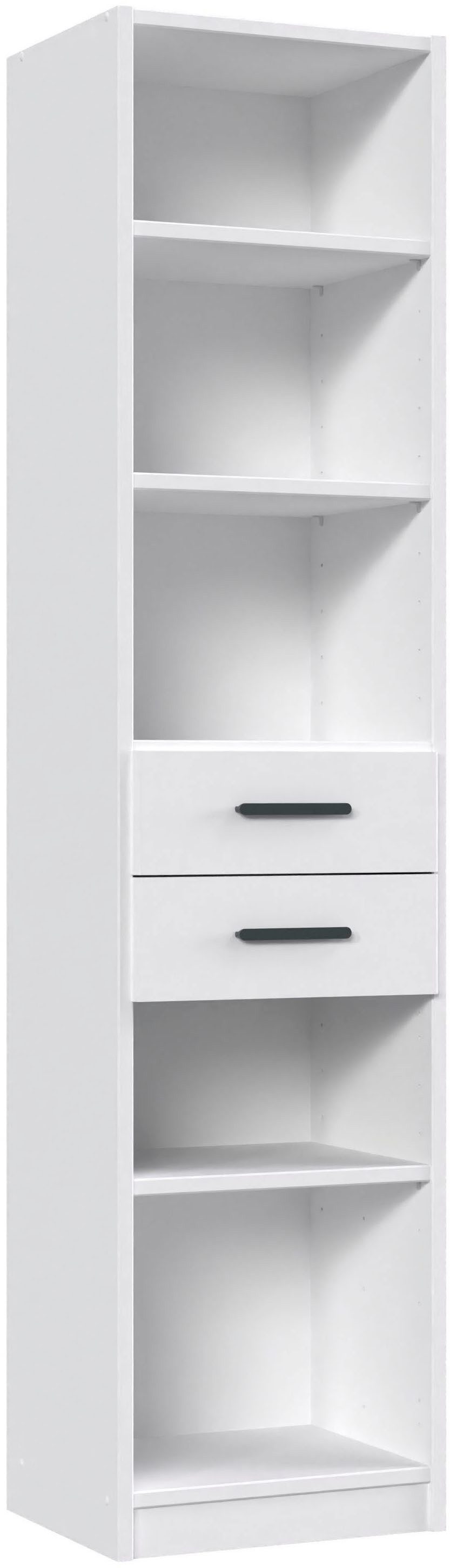 Wimex Standregal Marburg in der Breite 48cm, inkl. Schubladen und Einlegeböden, in verschiedenen Farbvarianten erhältlich