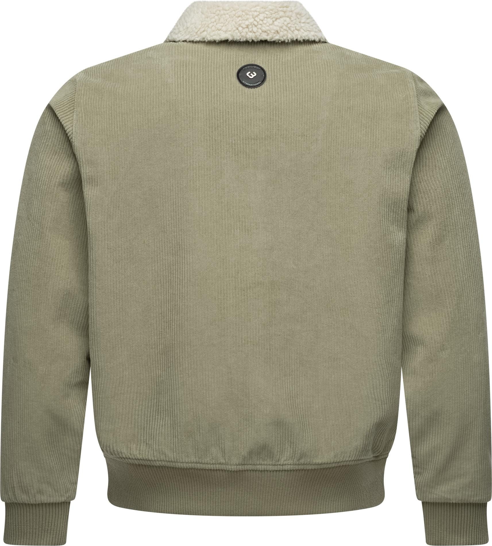 Ragwear Cordjacke Aviss Wasserdichte Herren Übergangsjacke aus Kord