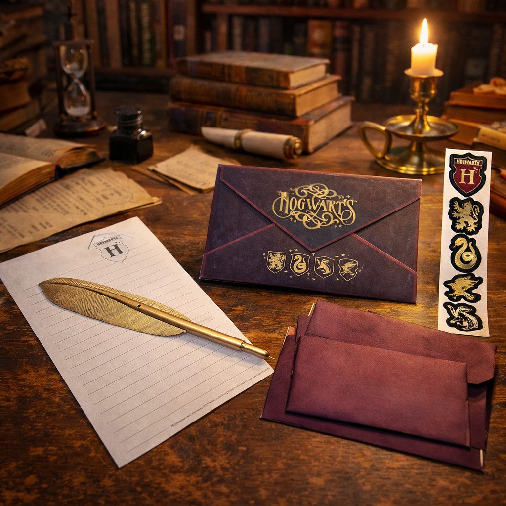Blue Sky Designs Briefpapier Harry Potter - Briefset inkl. Federstift - Magical Location