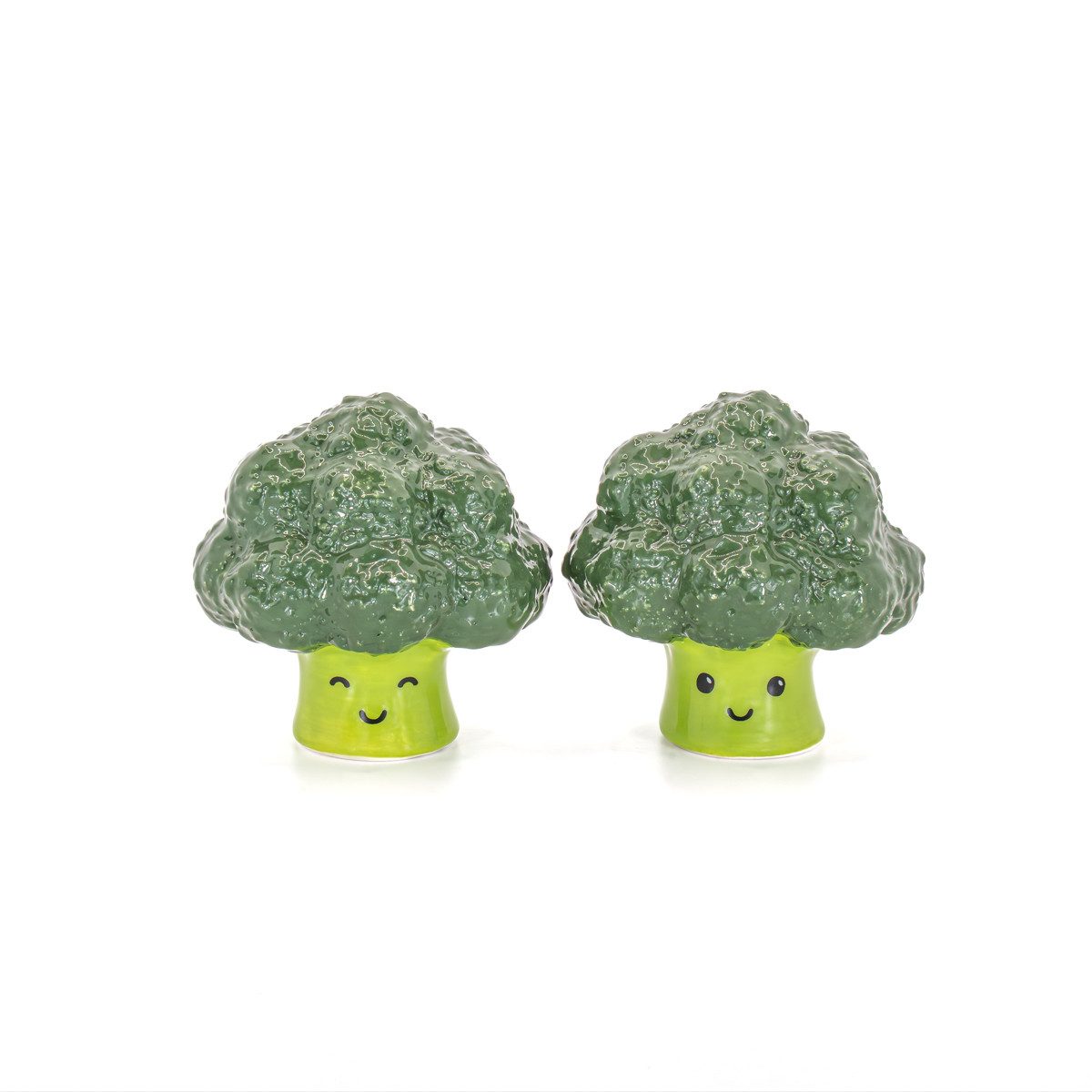Sass & Belle Salz- / Pfefferstreuer Brokkoli, (Set, 2-tlg), grün, ca. Ø 7 x 7,5 cm