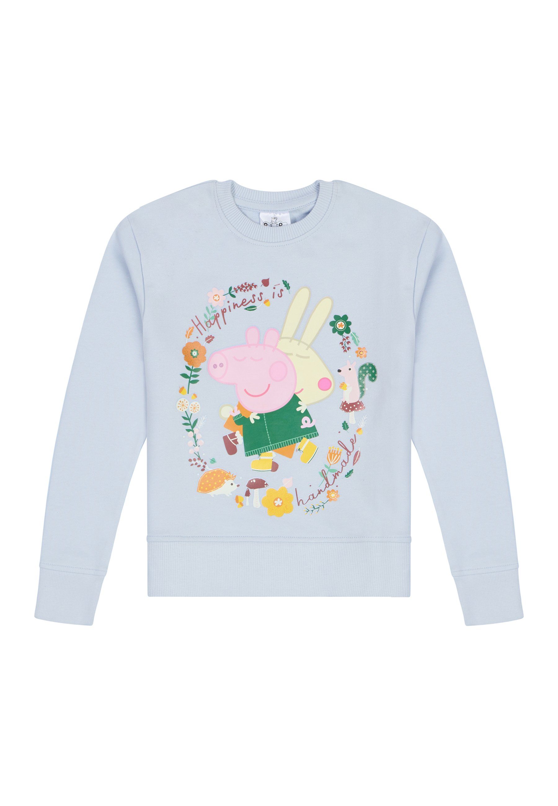 ONOMATO! Sweatshirt Peppa Wutz Pig Kinder Pullover Sweat-Shirt Sweater