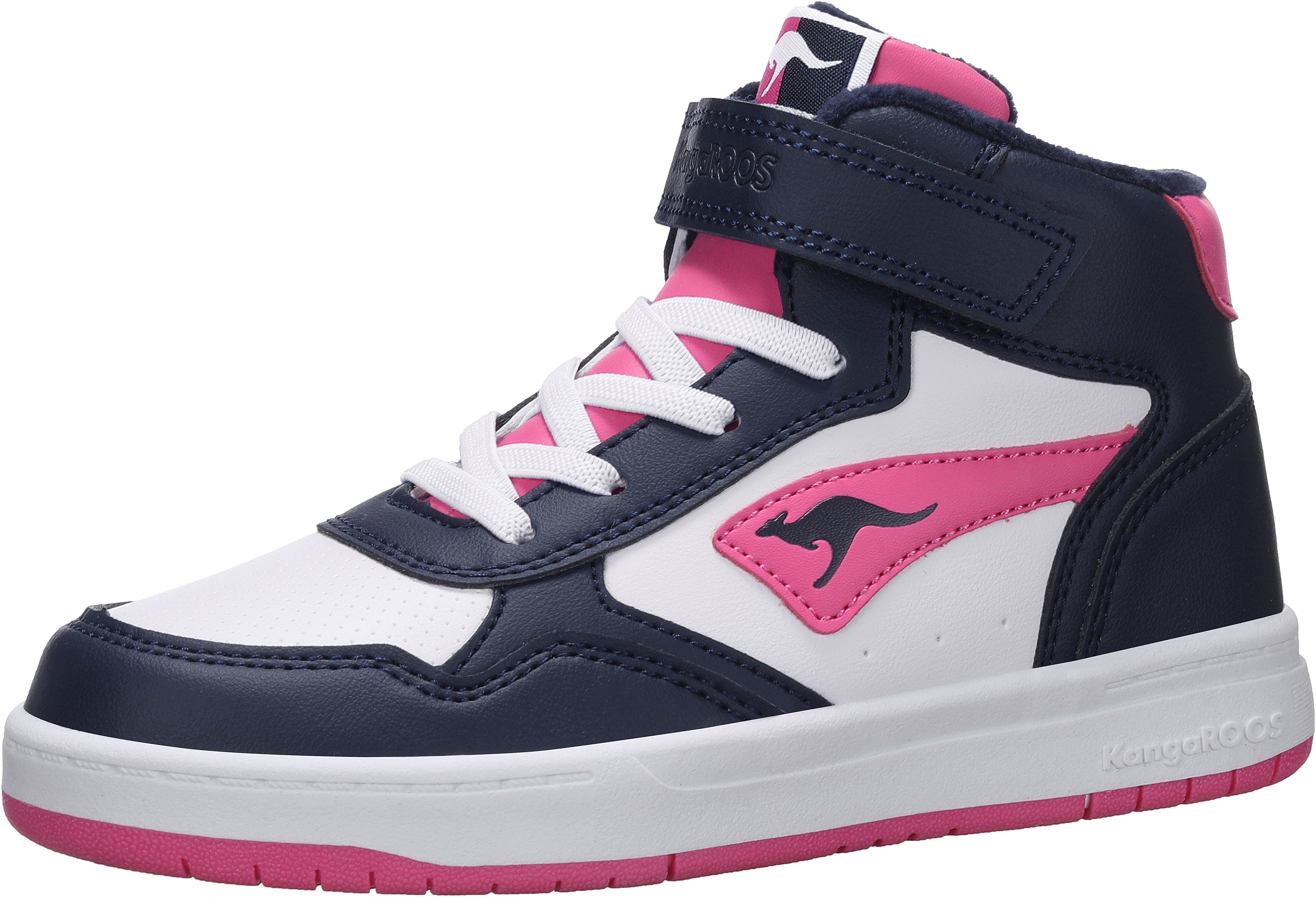 KangaROOS K-CP Jumbo EV Sneaker Warmfutter navy-pink