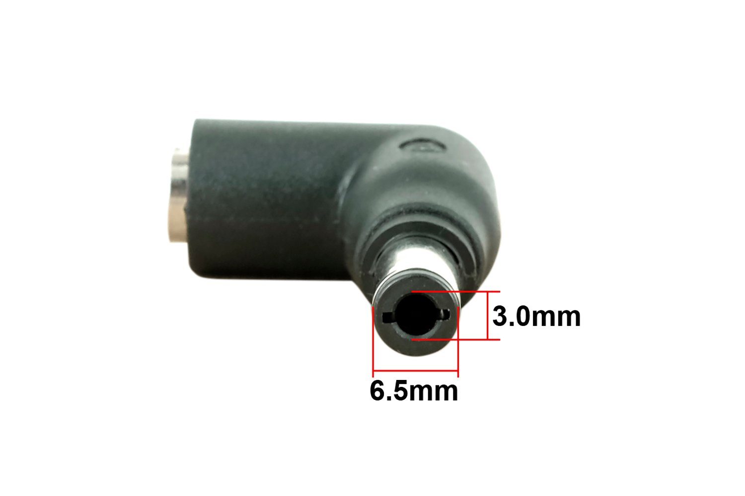 PowerSmart HEAD13N Batterie-Verbindungskabel, C13 DC-Stromanschluss-Steckerspitze – 6,5 x 3,0 mm Stecker mit 5,5 x 2,5 mm Buchse
