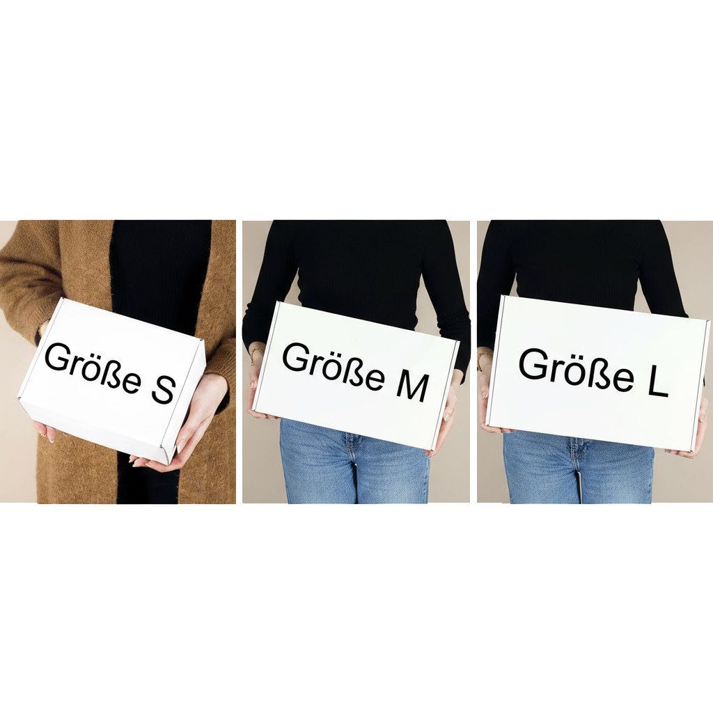 Herz & Heim Geschenkbox für Weihnachtsgeschenke - Geschenkverpackung zu Weihnachten, aus stabilem Karton