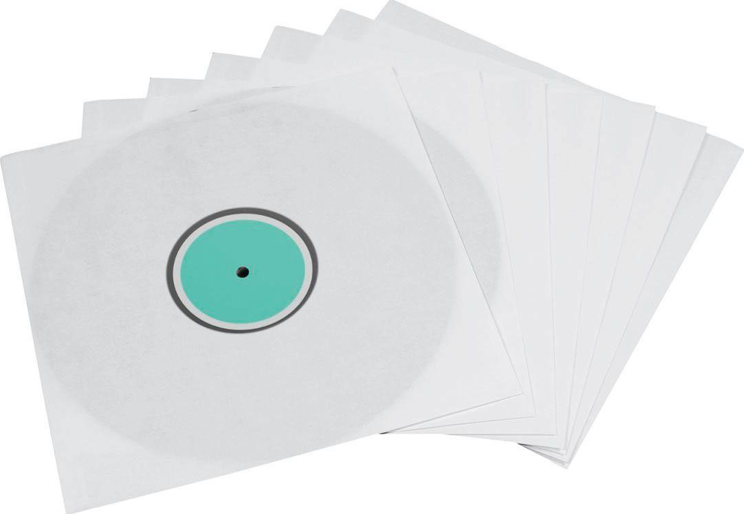 Hama LP-Schutzhülle LP-Innenhüllen, 10 Stück, Schutzcover, Schutzhülle für Langspielplatte