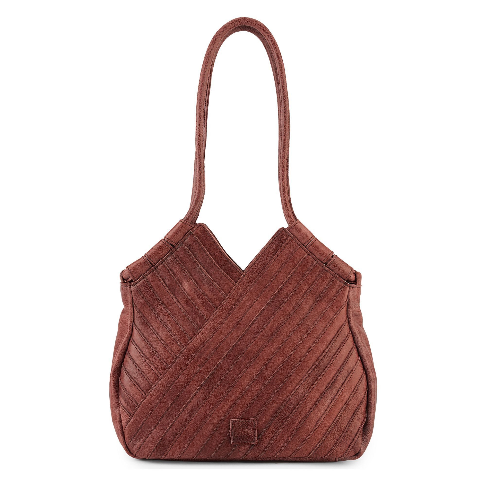FREDsBRUDER Shopper Criss-Cross, Leder