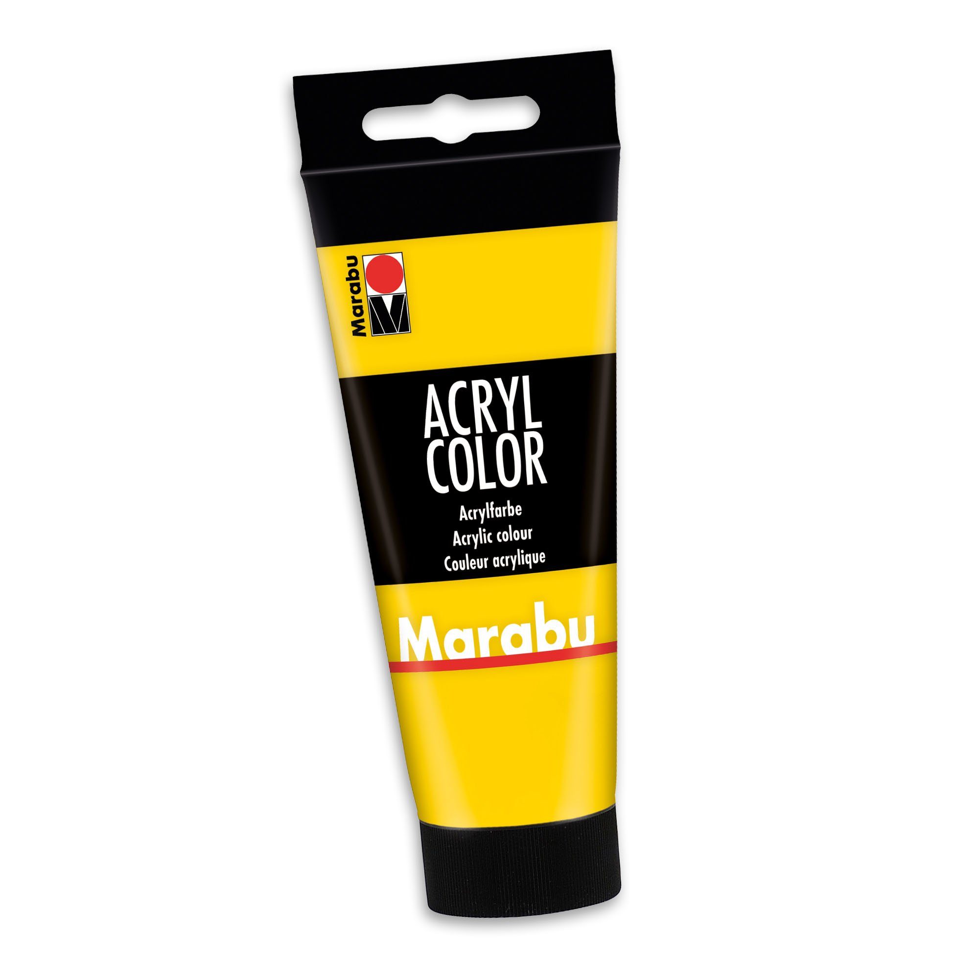 Marabu Acrylfarbe Marabu Acrylfarbe Acryl Color, 100 ml, gelb 019