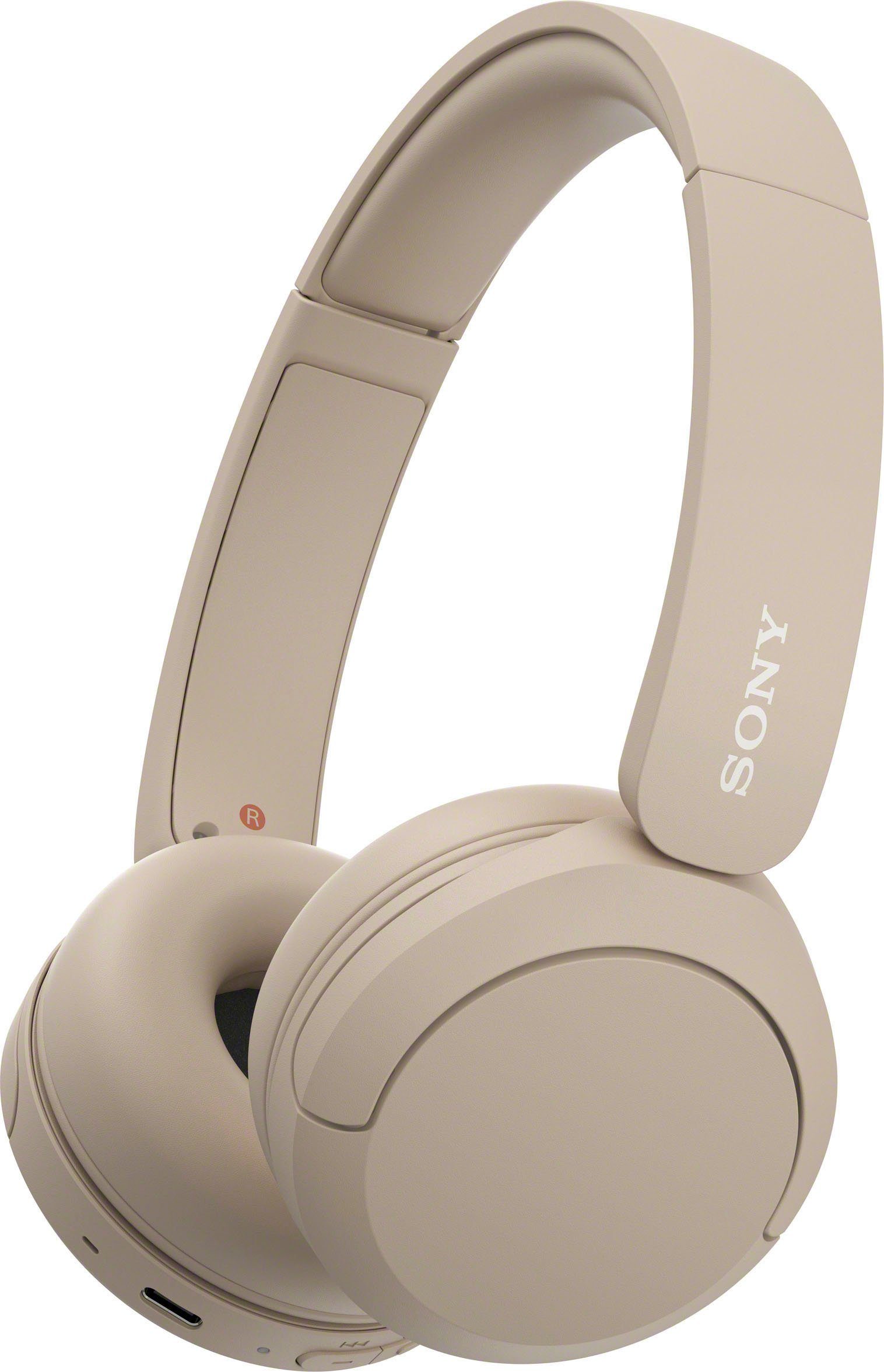 Sony WHCH520 On-Ear-Kopfhörer (Freisprechfunktion, Rauschunterdrückung, Google Assistant, Siri, Bluetooth, 50 Std. Akkulaufzeit)