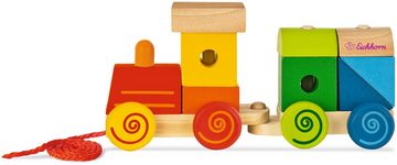 Eichhorn Spielzeug-Zug Kleinkindwelt Zug mit Sound und Anhänger mit Bausteinen, 100003453