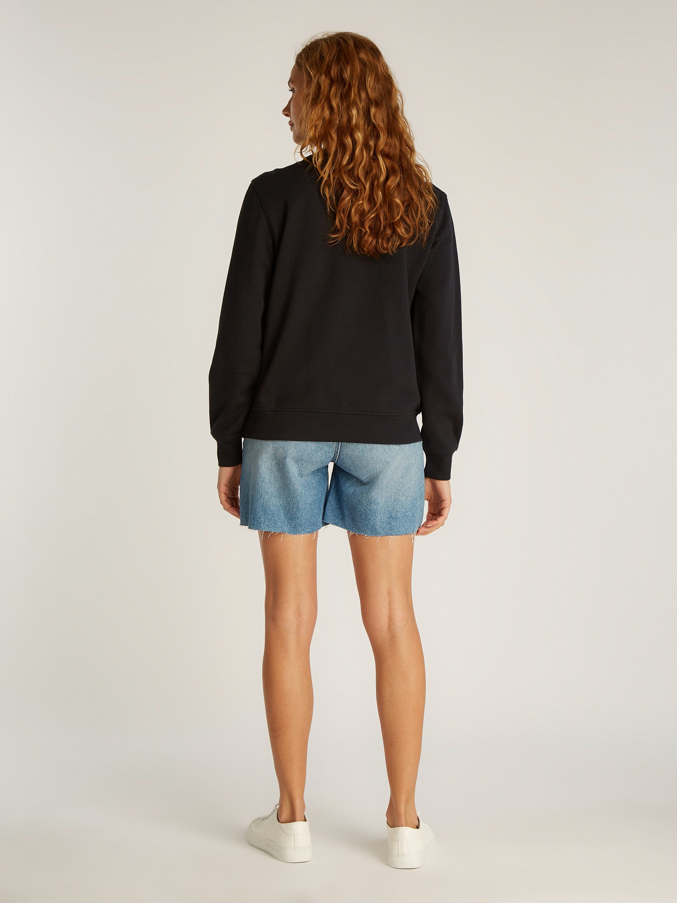 Calvin Klein Jeans Sweatshirt GRADIENT MONOLOGO CREWNECK mit Logo